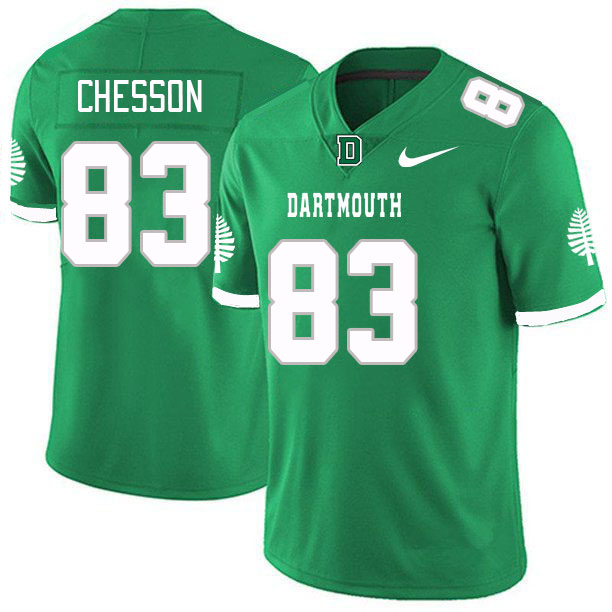 Men-Youth #83 Dale Chesson Dartmouth Big Green 2023 College Football Jerseys Stitched-Green